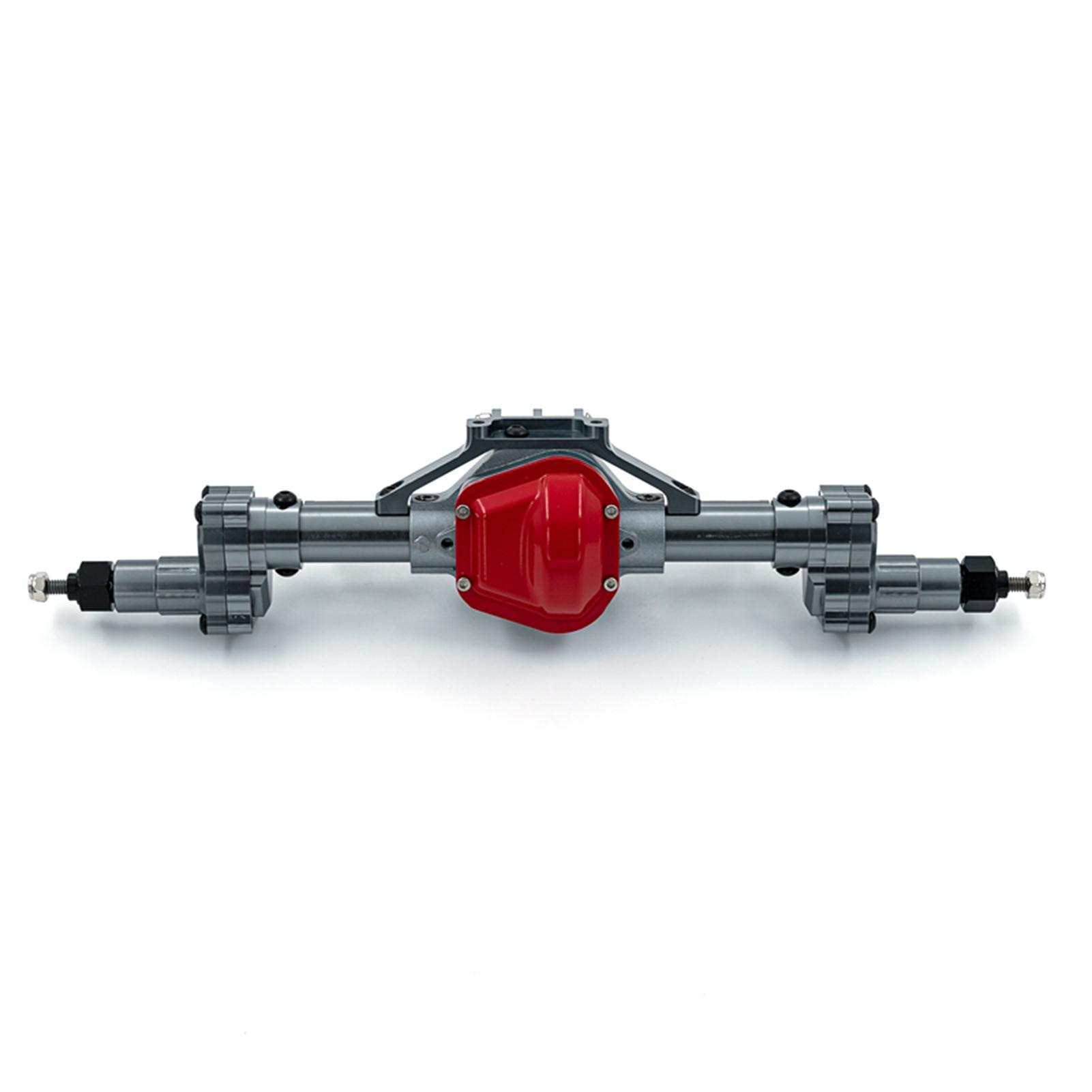 RC Car Hinterachse erhöhen Ersatz für 1/10 Axial SCX10 90046 90047 GN8 RC Car Titanium-rear Axle Heighten silber