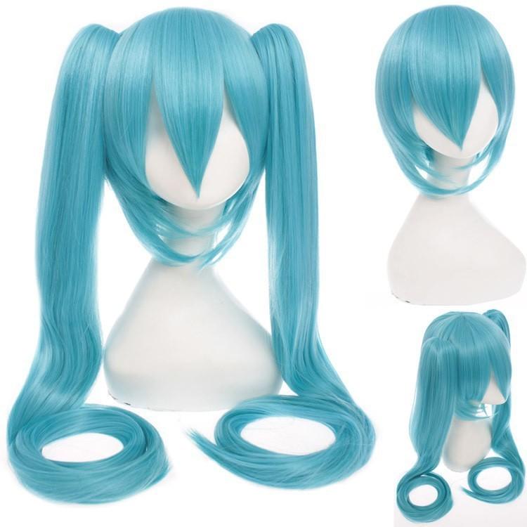 Anime-Perücke, Cosplay-Perücke, Plum Blossom Senbonzakura-Perücke One Size blau