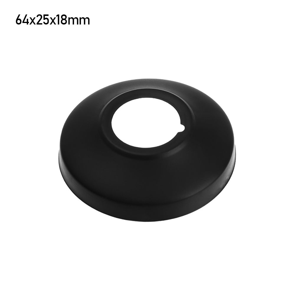 Stahlflanschabdeckung Wasserhahn dekorative Abdeckung Wasserhahn Zubehör Wasserhahn Dekor Rohr Wandabdeckungen 64x25x18mm