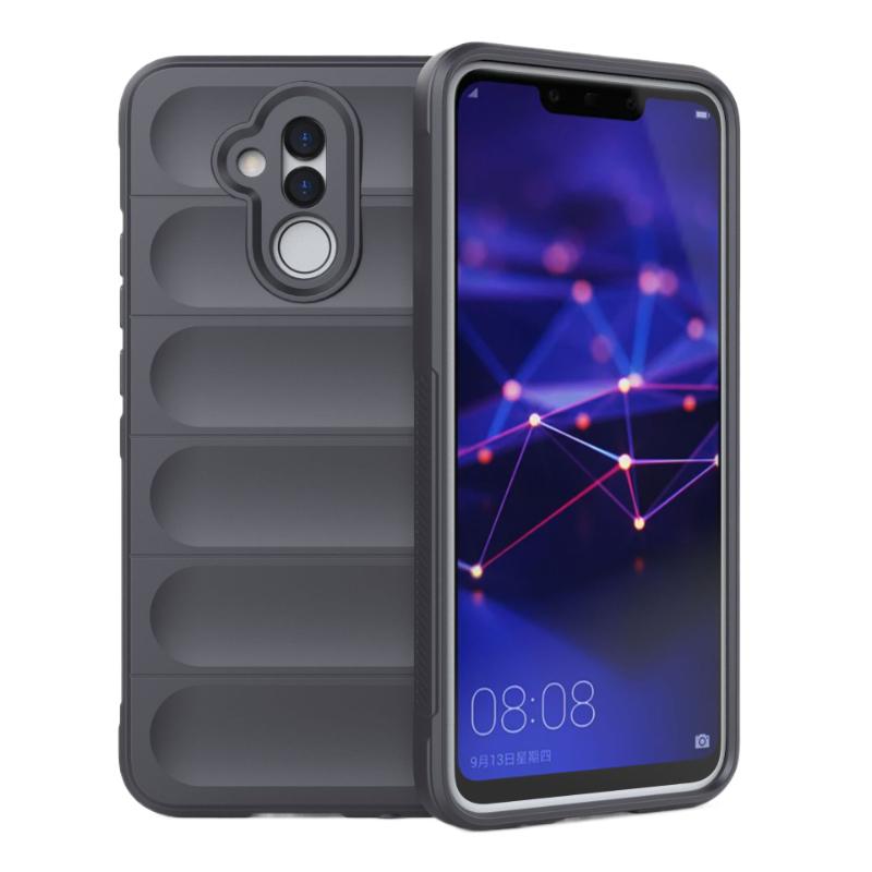 Hülle für Huawei Mate 20 Lite 10 Lite 4g Rückseite Hülle Stoßfeste Panzerung Handyhüllen Flüssigsilikon Anti-Fall Funda Coque For Mate 20 Lite dunkelgrau