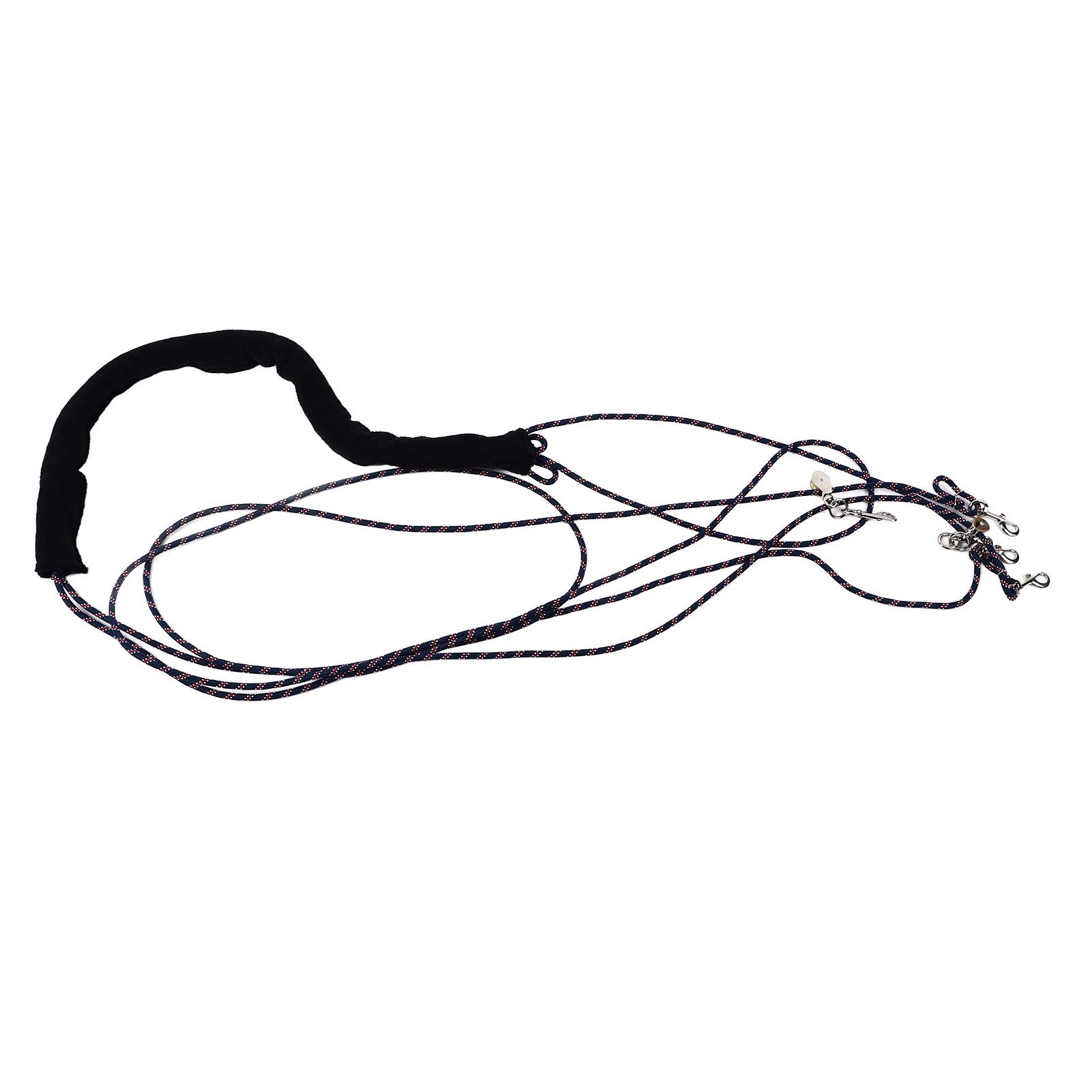 Einstellbare Pferd Ausbildung und Longieren Hilfe Pferd Longieren Ausbildung Hilfe Longieren Ausrüstung für Pferd schwarz