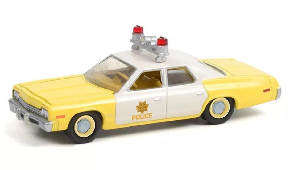 [GEBRAUCHT]Greenlight Maßstab Dodge Monaco 1974 Las Vegas Polizei Heißverfolgung Diecast Modellauto 1/64