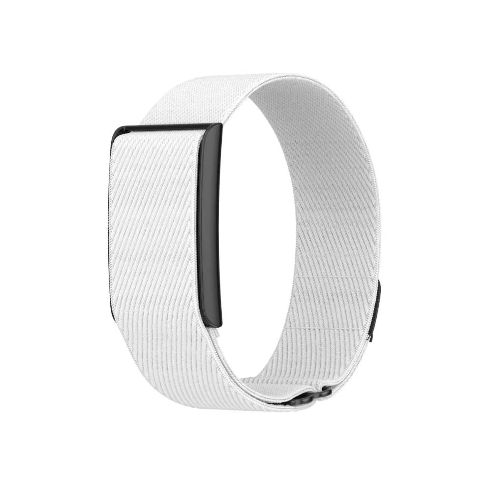 Armband für Amazfit Helio Strap Armband Sport Verstellbar Ersatzrahmen+Nylon-Schlaufe Armband correa Amazfit Helio Uhrenarmbänder for Amazfit helio weiß