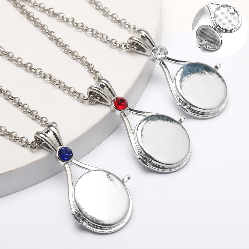 3 Stück/Set TV-Serie H2O Plötzlich Meerjungfrau Cosplay Halskette Meerjungfrauen Medaillon Anhänger Halskette Kleidung Schmuck Dekoration Geschenk white