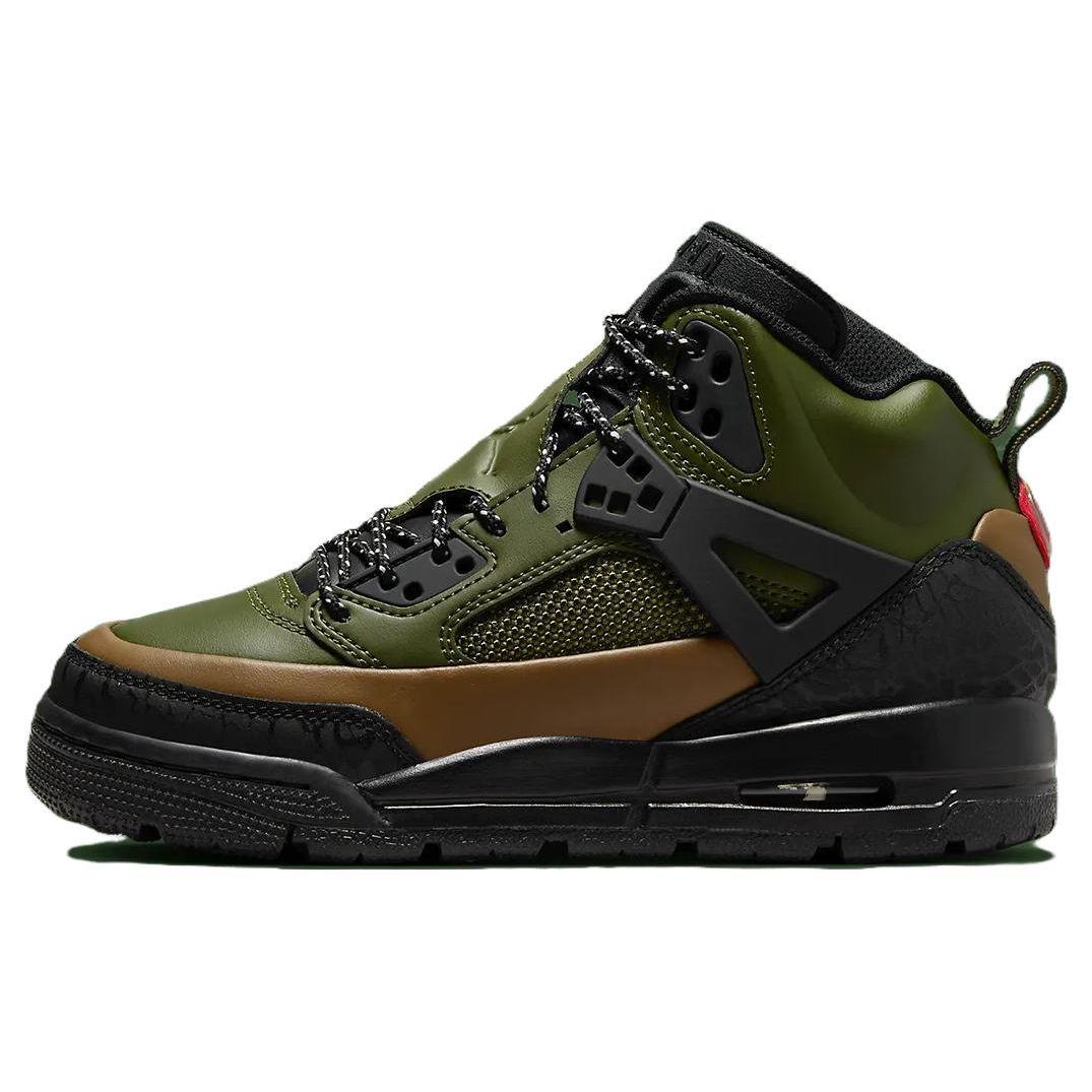 Air Jordan Jordan Winterized Spizike GS Legion Green Kinder Sneakers Militär-Braun Universität-Rot Schwarz FD4653-300 37.5