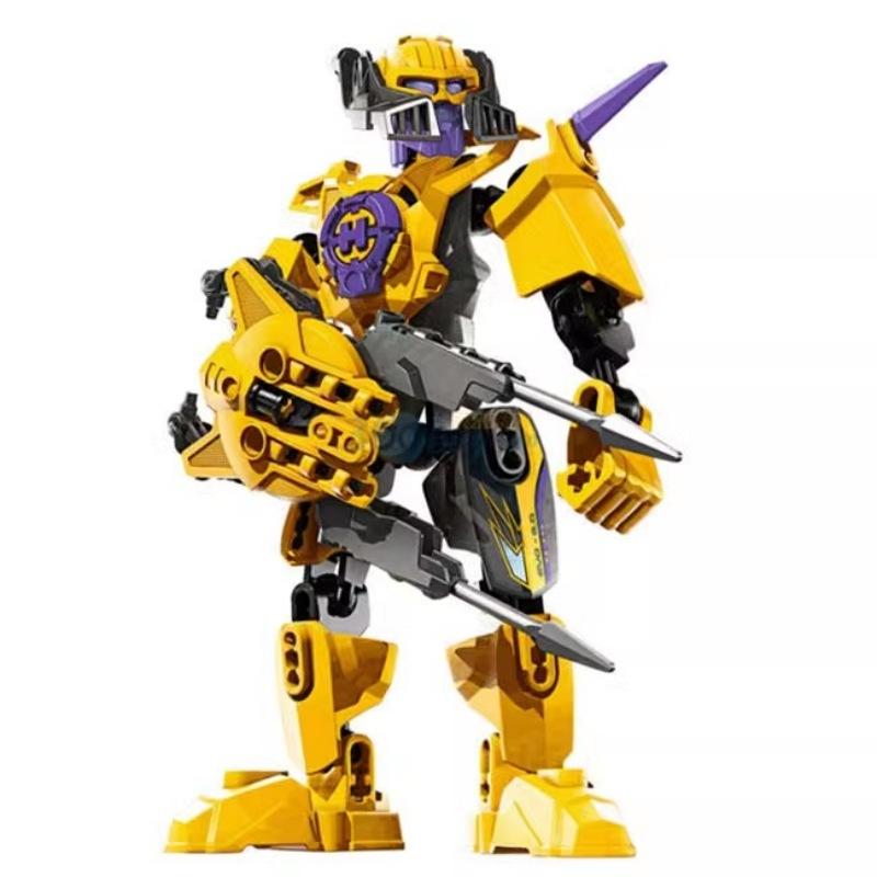 Hero Factory Star Warrior Bionicle Bausteine Furno Evo Kombinierter Roboter Mech Modell Bausteine Set Spielzeug für Kinder Weihnachtsgeschenke