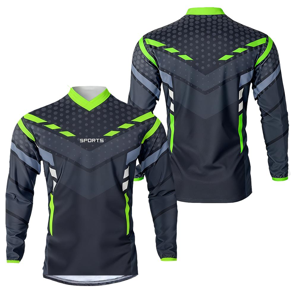 SPORT Speed Surrender Atmungsaktiv Schnelltrocknend Offroad Motorradbekleidung Herren Damen Langarmshirt Mountainbike Ausrüstung T-Shirt 4XL mellow apricot