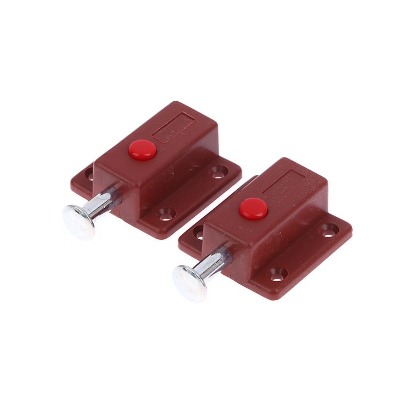 2 Stück Türriegel Riegel Schloss für Tür Fenster Schrank Kiste Schrank Schieberiegel Haussicherheit Riegel DIY Möbelbeschläge braun