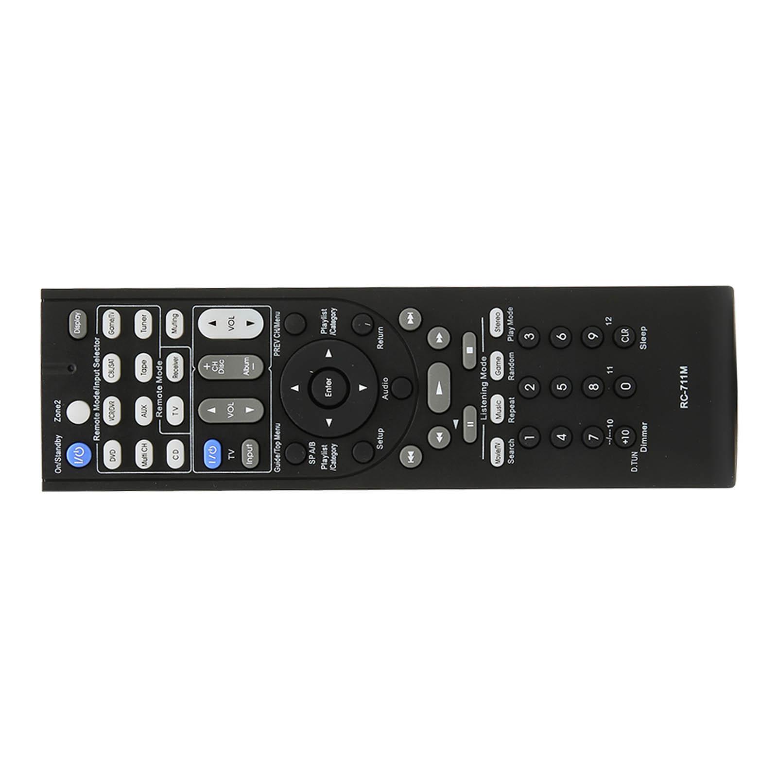 AV-Receiver Fernbedienung kompatibel für Integra RC 711M 6300BC0 005 R C083302 DTR 4.9 DTR 5.9 AV schwarz