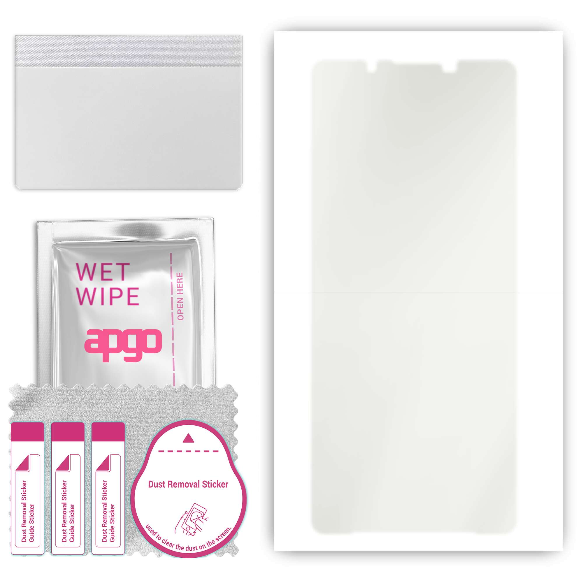 apgo Hydrogel Matte Screen Protector for Sony Xperia 5 V, Hydrogel Film, Flexible, Soft TPU with positioning layer easy installation