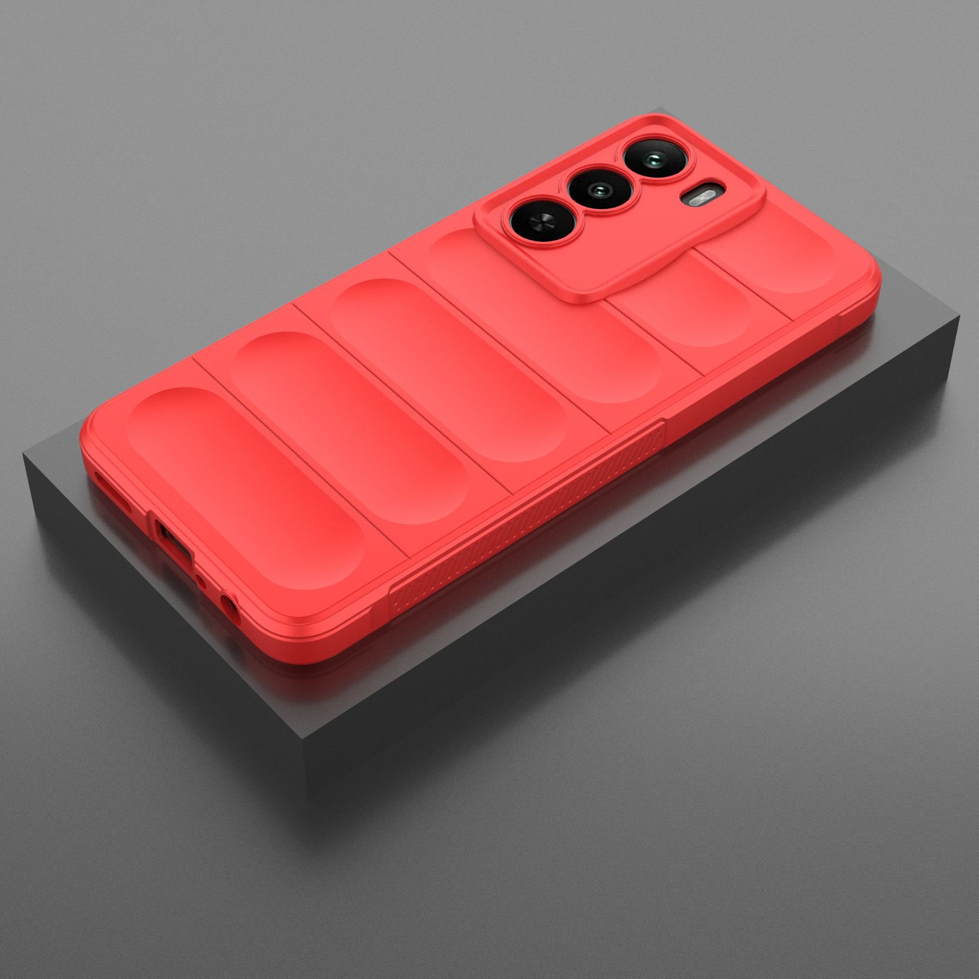 Oppo Realme C73/C71 Handyhülle, Weiche TPU Stoßfeste Handyhülle für Oppo Realme C73/C71 rot