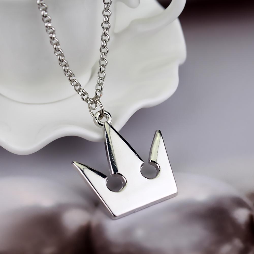 Kingdom Hearts Cosplay Halskette aus Metalllegierung, Zeichentrickfilm Sora X-Anhänger, Darts-Seilkette, Herrenschmuck, Accessoires, Geschenke
