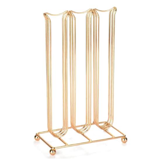42 Kaffeekapseln Pods Halter Spender Aufbewahrungsständer Display Rack Organizer goldgelb