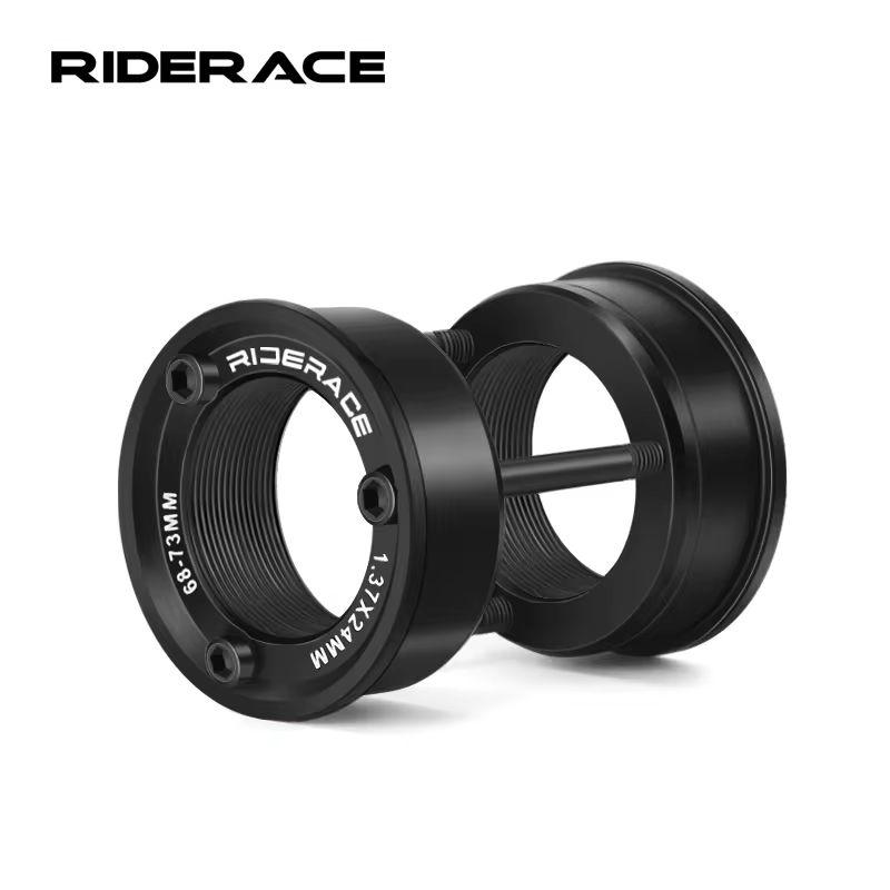 RIDERACE Fahrrad Tretlager Umbausatz Amerikanisch auf Euro 24MM BB BB68/73 Adapter Für BMX Fahrrad Kurbelsatz Teil Schwarz schwarz