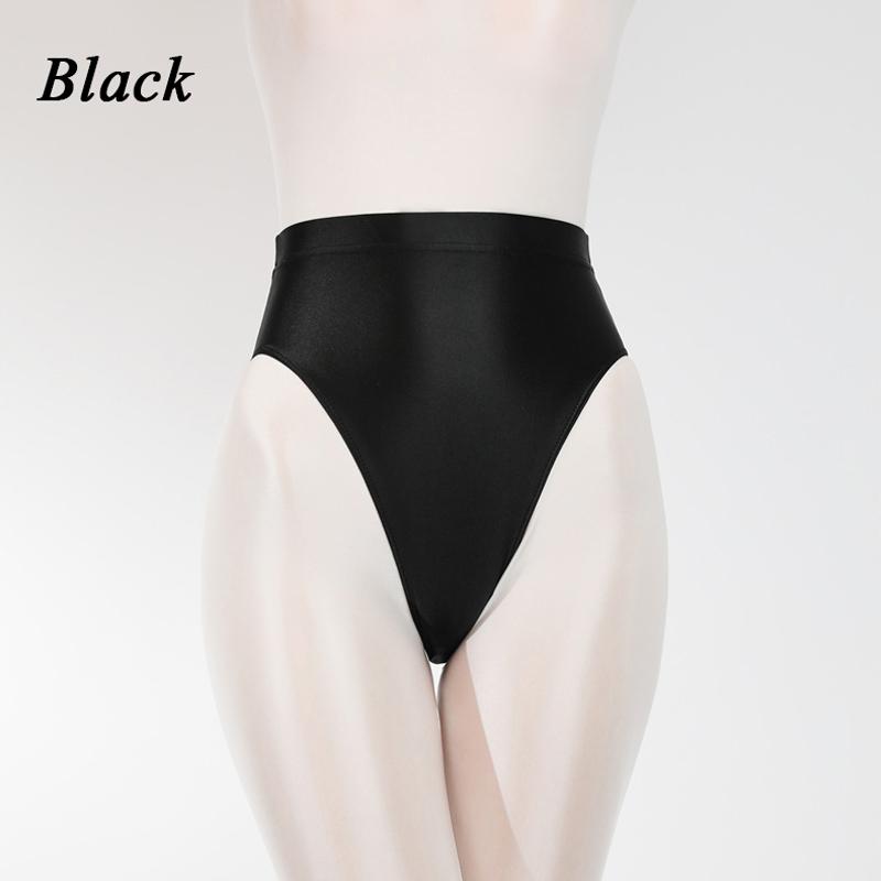 Damen Elastische High Waist Slips Sommer Schlankmachende Bauchstraffende Unterwäsche Sexy Slips Hoher Bund Atmungsaktive Slips XL&1pc black