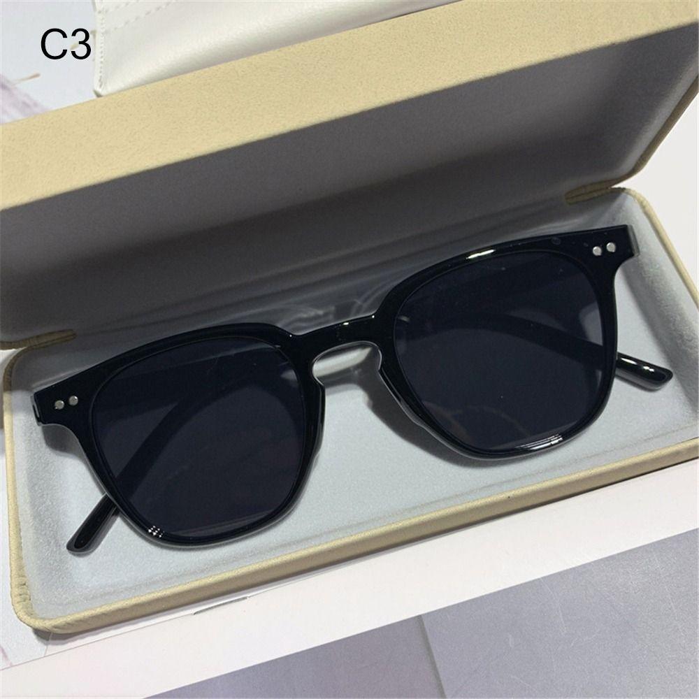 Vintage Eckige Sonnenbrille Damenmode Übergroße Sonnenbrille Herren Shades Schwarz Sonnenbrille UV400 Brillen