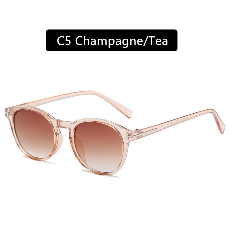 2025 Klassische Retro Kleine Runde Sonnenbrille Mode Kleine Box Sonnenbrille Männer und Frauen Trend Wilde Sonnenbrille für Männer Brillen UV400