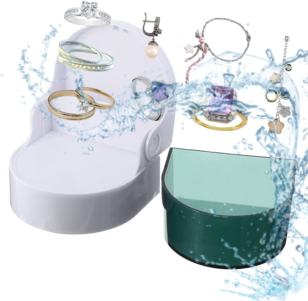 Schnurloser Ultraschallreiniger für Zahnersatz, Mund, Zahn, Mundschutz, Schmuck