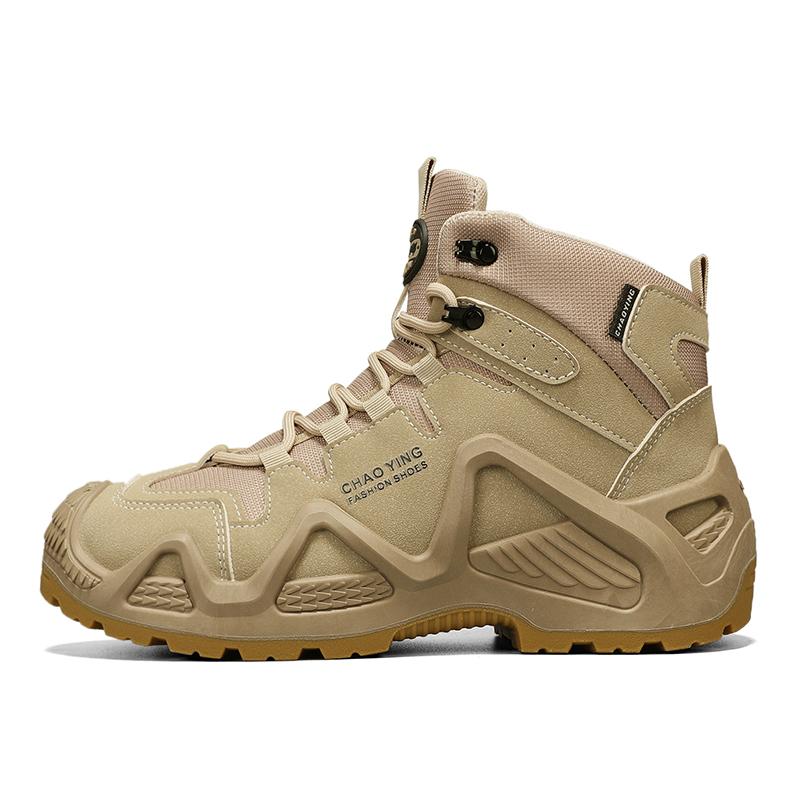 Männer Taktische Stiefel Armee Stiefel Herren Militär Wüste Wasserdichte Arbeits Sicherheit Schuhe Klettern Wanderschuhe Knöchel Männer Outdoor Stiefel 40 khaki