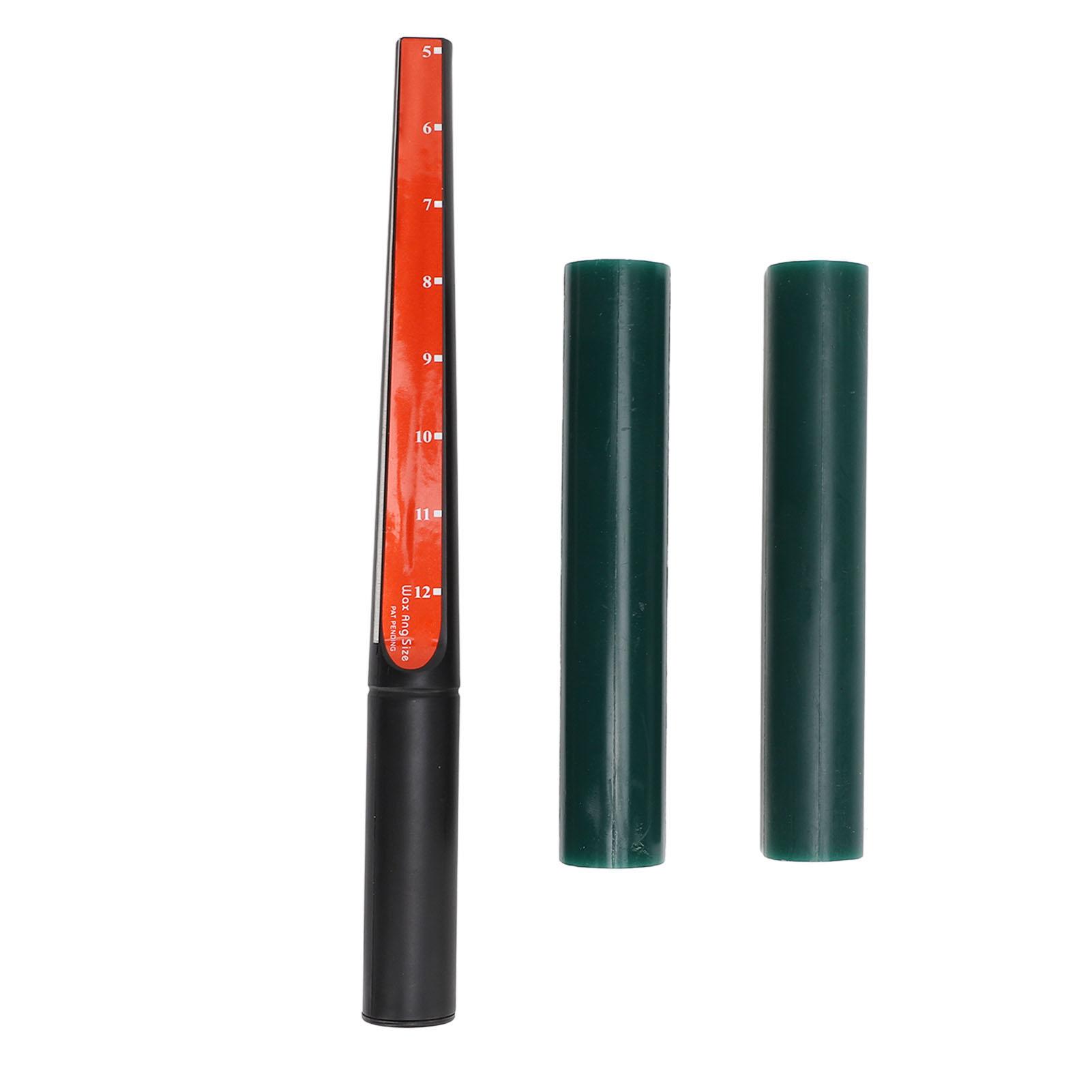 Schmuck Ring Gusswerkzeug Set 2 Stück Ring Schnitzwachs Röhren 1 Stück Wachs Röhren Größenmesser für Schmuck Ring