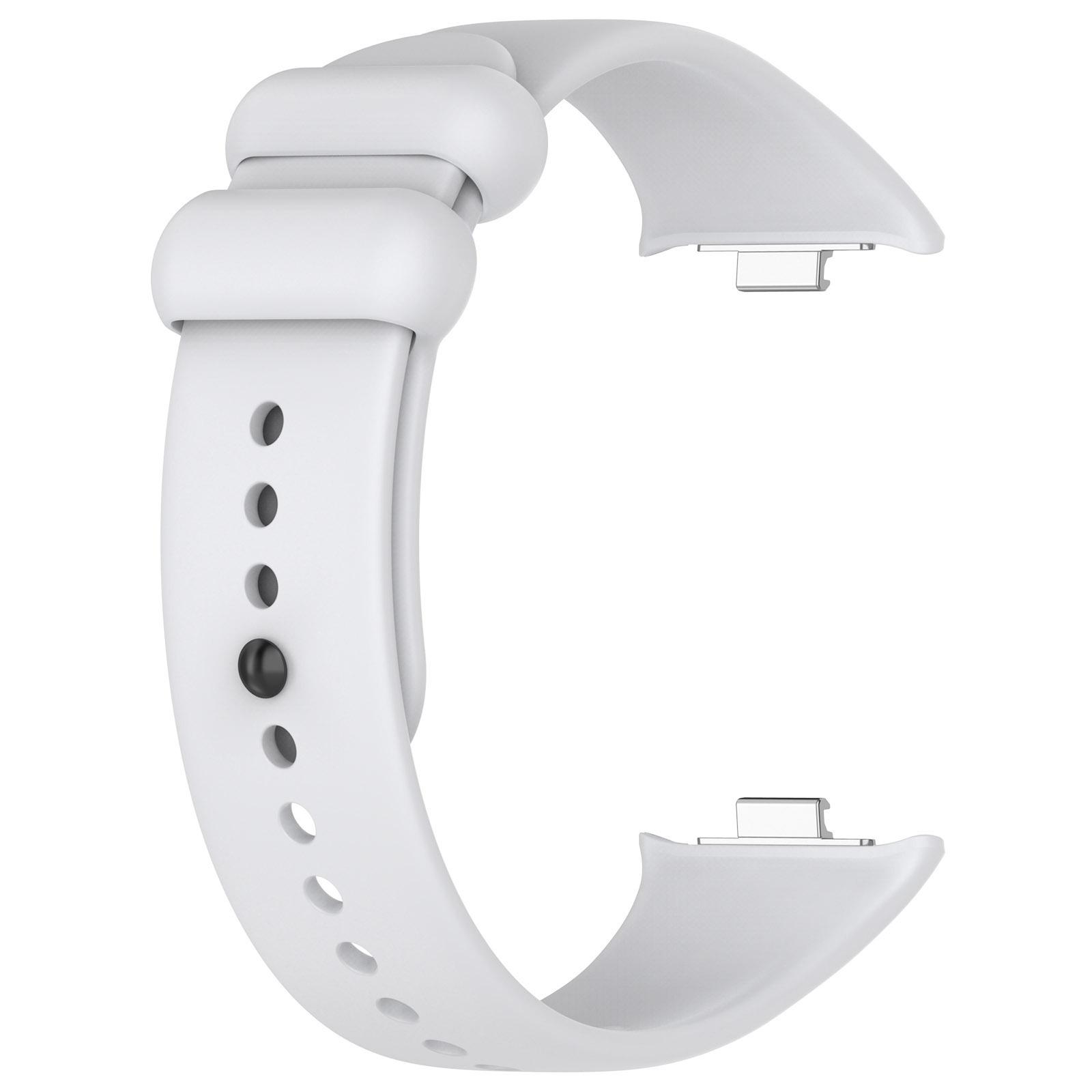 Silikonarmband für Xiaomi Band 9 Pro / 8 Pro Ersatzarmband für Xiaomi Mi Band 9Pro 8Pro Atmungsaktives Armband Armband Gürtel for Mi Band 9 Pro licht grau