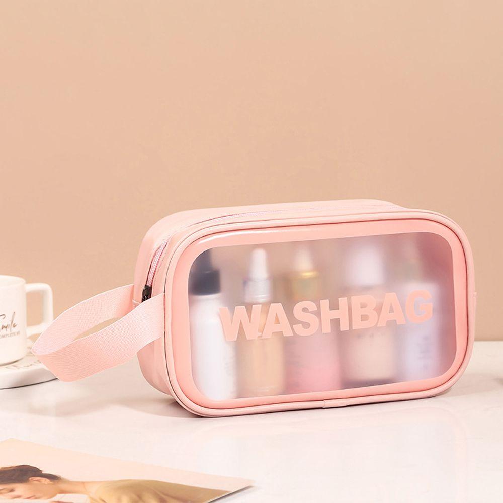 PVC-Multifunktions-wasserdichte Reise-Aufbewahrungstasche, Badetaschen, Reise-Organizer, Taschen, Kulturbeutel Small rosa