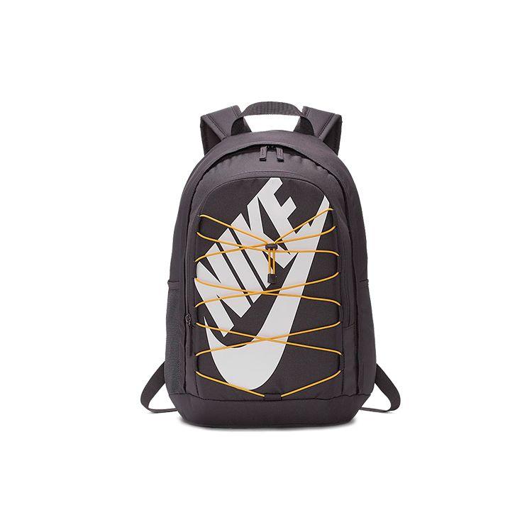 Nike Hayward 2.0 Logo Print Rucksack mit großem Fassungsvermögen Reißverschluss Polyester Rucksack Unisex Rucksack Grau BA5883-082 Gray