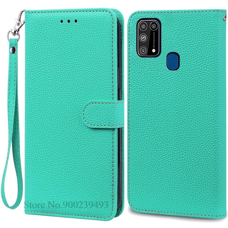 M31 Hülle für Samsung Galaxy M31 Hülle Silikon Leder Flip Wallet Hülle für Samsung M31 Handyhülle M 31 M315F Cover Coque Fundas Samsung M31 (M315F)