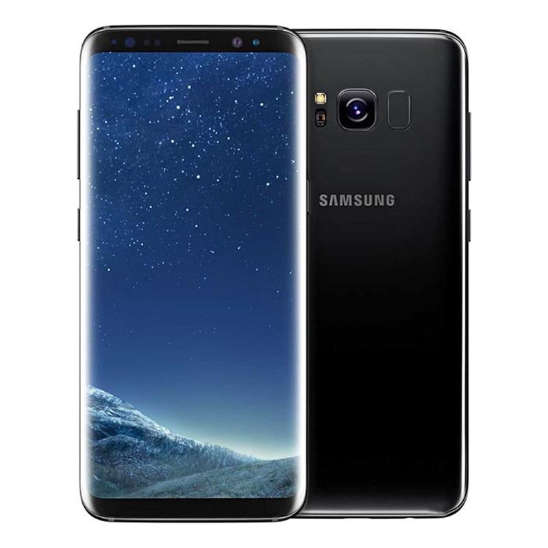 95% neu Generalüberholt Samsung Galaxy S8 G950F G950U 4GB RAM 64GB ROM 5.8 12MP 3000mAh Mobiltelefon G950U Simple Set schwarz