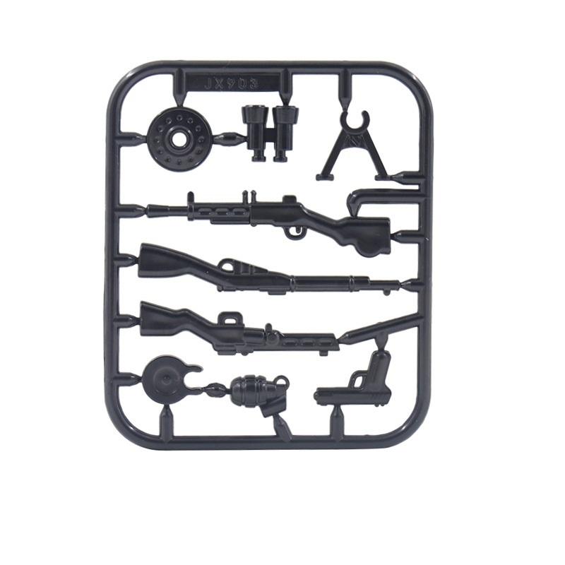 3 Arten Ww2 Weltkrieg 2 Soldaten Waffe Militär Armee Minifigur Pistolen Bausteine ​​Kit Ziegel Sets Waffen Modell Kinderspielzeug