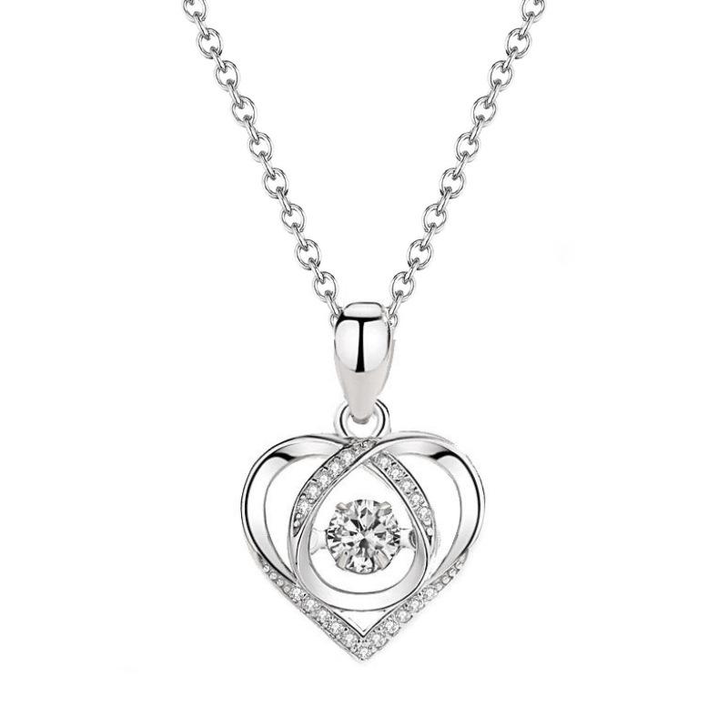 Schlagende Herz Halskette Damen Koreanische Version Temperament Smart Herz Kragen Kette Valentinstag Geschenk Anhänger