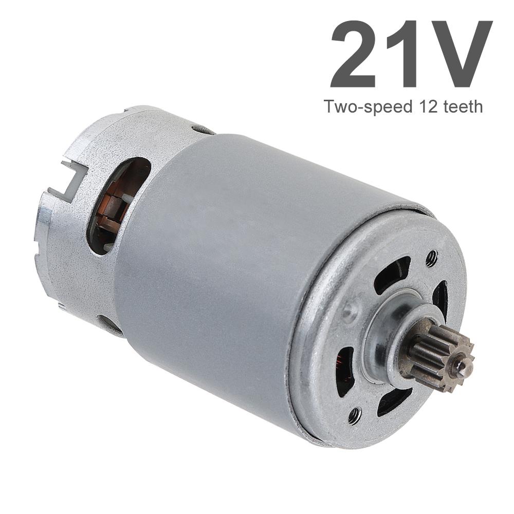 RS550 DC-Motoren 10,8 V/12 V/14,4 V/16,8 V/18 V/21 V/25 V Bohrmotor mit 9/11/12 Zähnen, hohem Drehmomentgetriebe für elektrische Bohrmaschine 21V 12T
