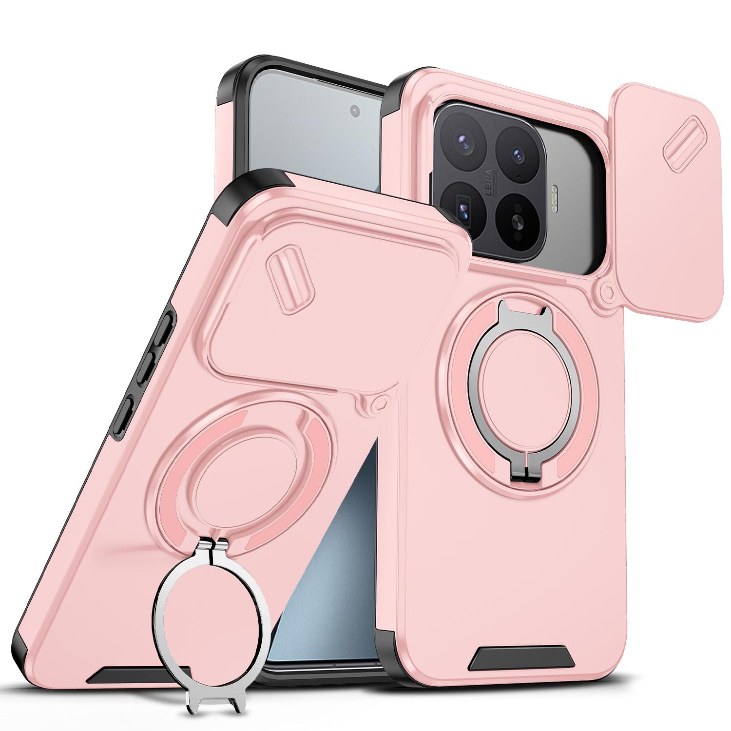 Für Xiaomi 17T Hülle Xiaomi 17T Pro Cover Mi 17t 17t Pro Magnetischer Ring Armor Slide Kameraobjektivabdeckung Magsafe Kabelloses Lade Cover Xiaomi 17T