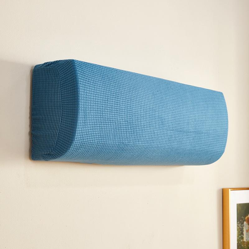 Klimaanlagen-Staubschutz-Set am Haken, universeller Windschutz, Windschutzscheiben-Vorhang, Anti-Direkt-Blasen 88-95cm blau
