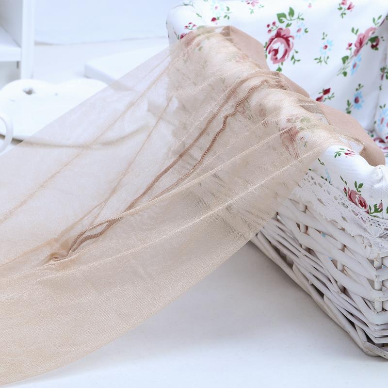 Glitzer-Strumpfhosen 0D Transparent Strumpfhosen Damen Ultra-Dünn Durchsichtig Bis Fußspitze Strümpfe Glänzend UV-Beständig Strumpfhosen Damen S-XL white