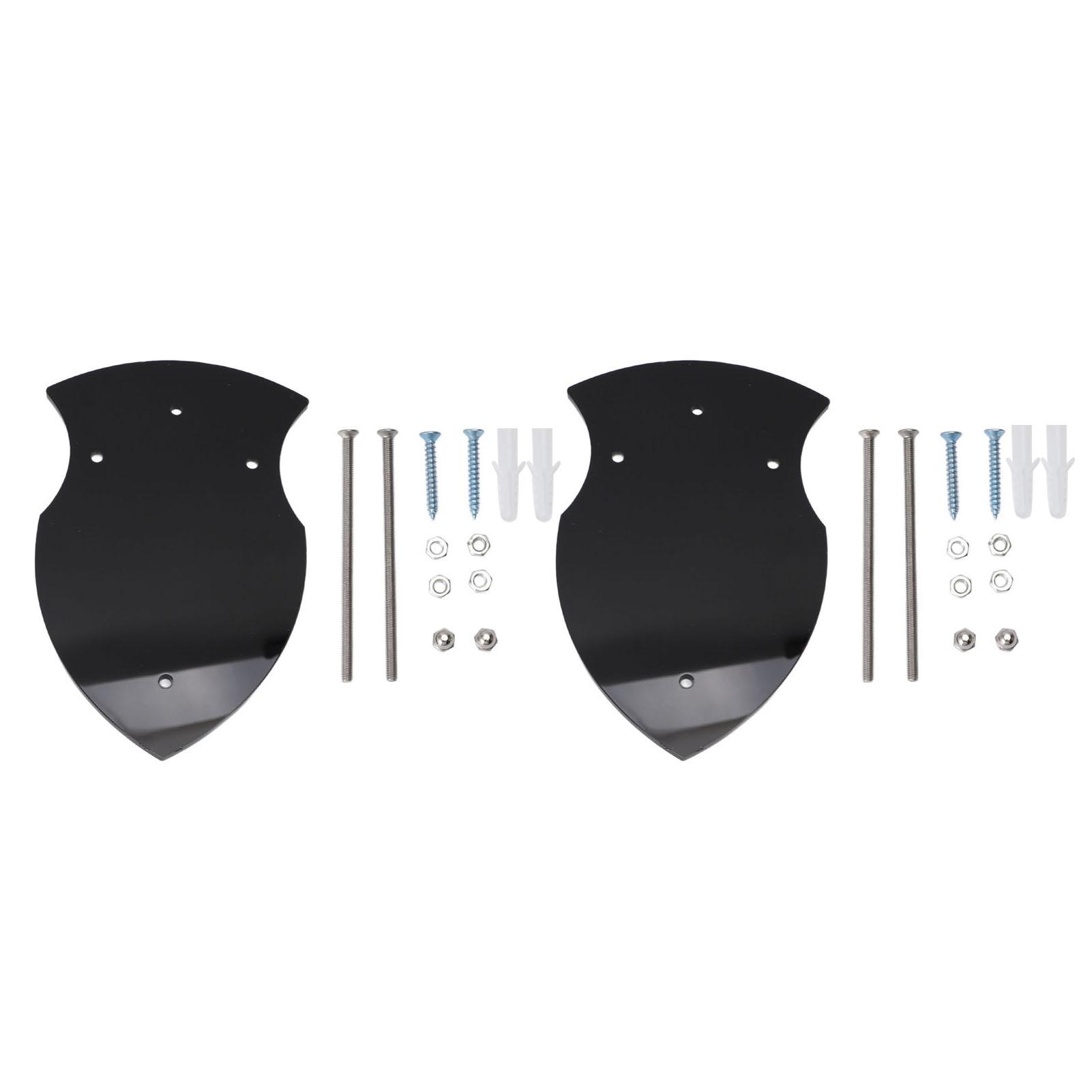 2 STÜCKE Schwert Halter Rack Aufhänger Wandmontiert Axt Halter Ständer Acryl Wandhalterung für Schwert Axt schwarz