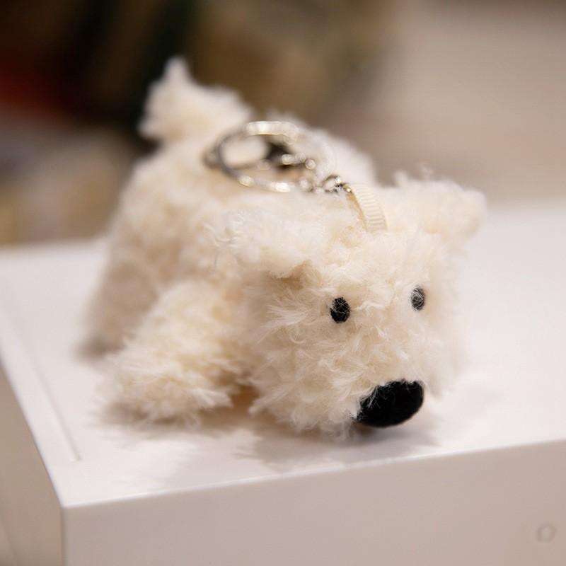 Tier Jellycat Plüsch Schlüsselanhänger Superweich PP Baumwolle Taschenanhänger Geschenk für Kinder Westie