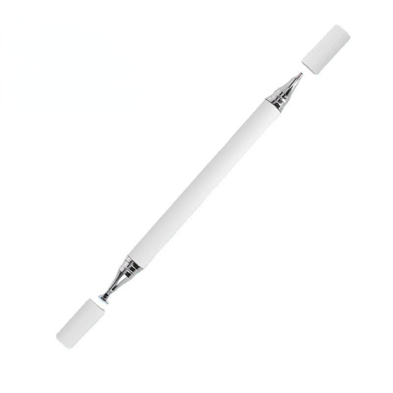 2 in 1 Universal Stylus Stift Für Tablet Mobile Android ios Telefon iPad Zubehör Zeichnung Tablet Kapazitiven Bildschirm Touch Stift weiß