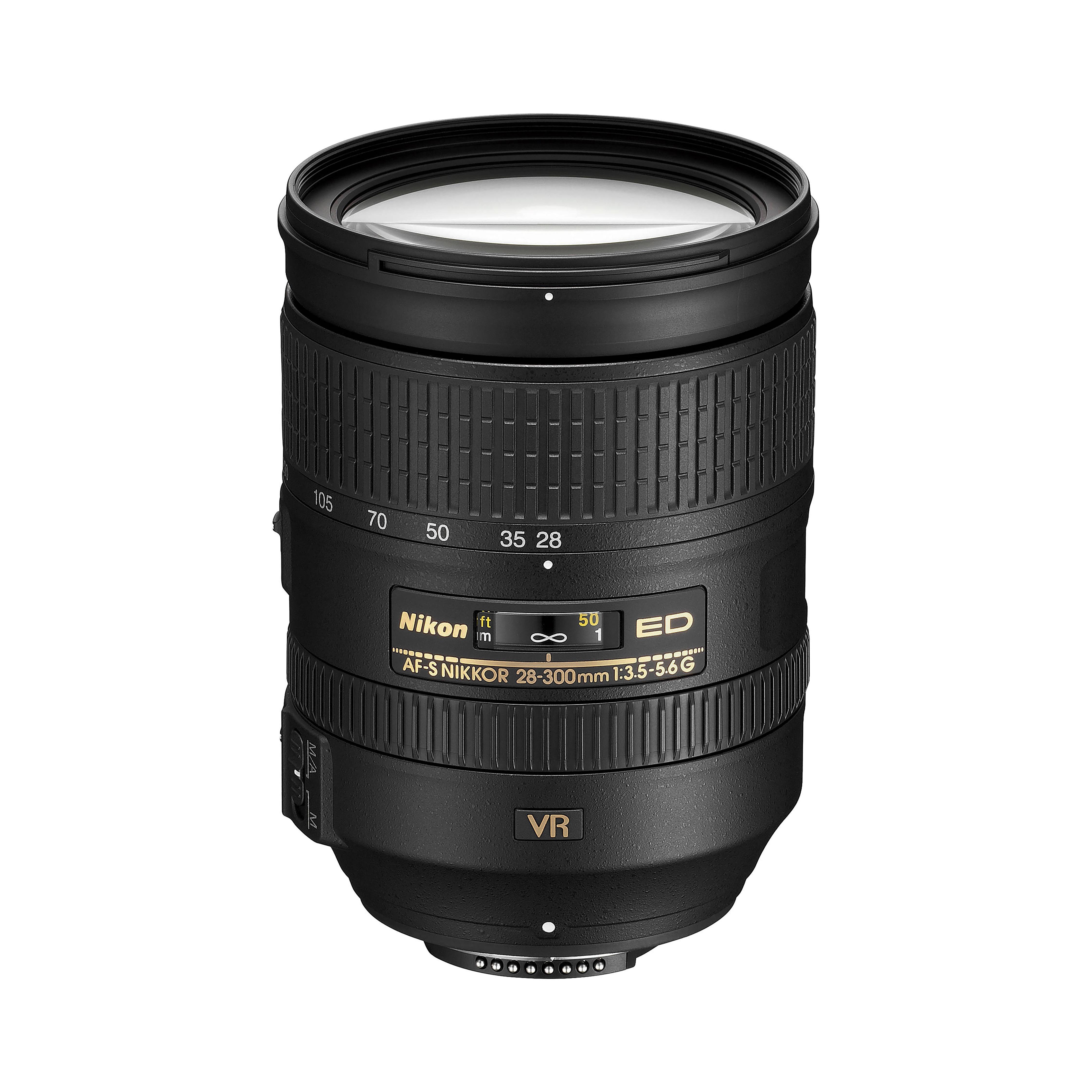 Nikon AF-S NIKKOR 28-300mm f/3.5-5.6G ED VR Objektiv schwarz