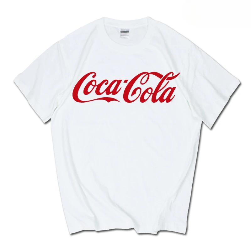 2025 Sommer Neue Trendmarke INS Pepsi Cola Gemeinsames T-Shirt Sprite Coca-Cola Herren und Damen Locker Baumwolle Paare Kurze Ärmel 3XL red