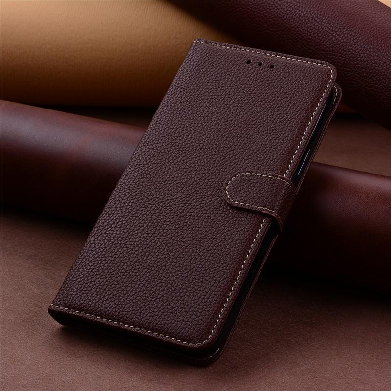 Flip Leder Brieftasche Fall Abdeckung Auf Für Honor 7A 7C 5A 6A 8A 8S 9A 9S 9X 10X 10 9 Lite 20 Huawei Y5 Y6 Y7 Prime Mate 20 P40 P30 P9 Lite Mini Telefon Fall Huawei Y6P kaffeebraun