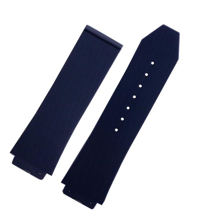 Armband für HUBLOT BIG BANG Silikon 25*17mm 26*19mm Wasserdichtes Herren-Uhrenarmband Hohe Qualität Gummi-Armband Armband 25mm-19mm