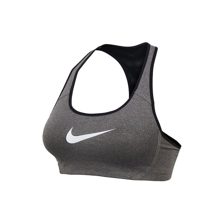 Nike Victory Shape Sport-BH mit starkem Halt, einfarbig, Racerback, Damenunterwäsche, Carbongrau AJ5220-091 M