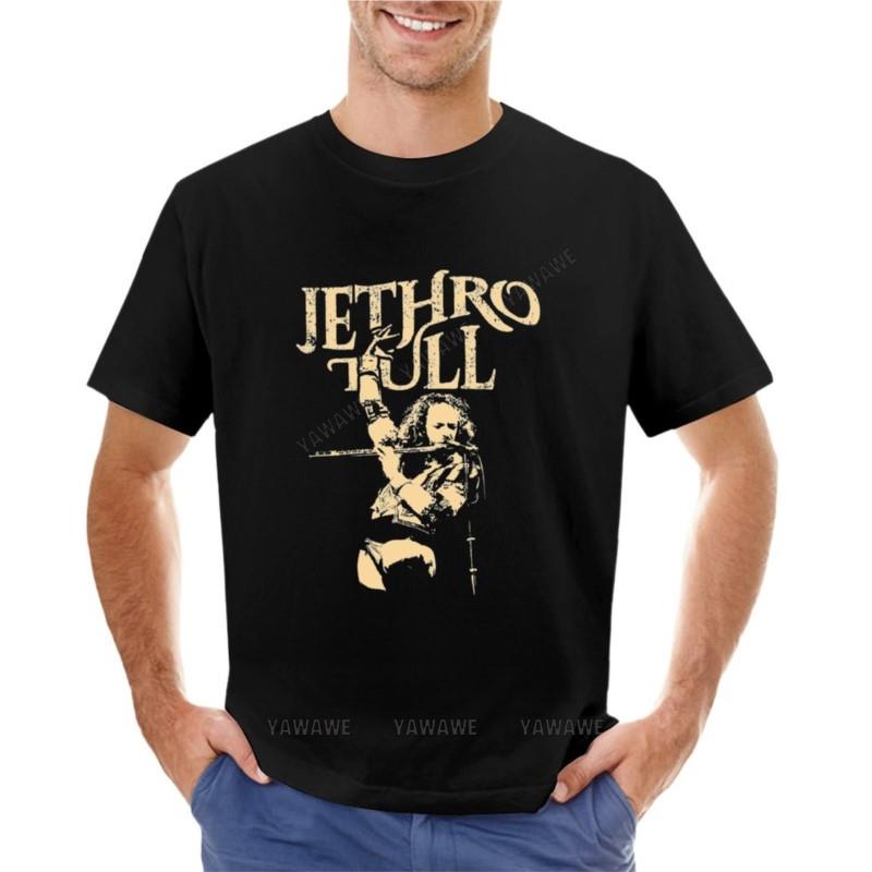 Herren T-Shirt Rundhals Oberteil Teeshirt Jethro Tull T-Shirt Jungen Weiße T-Shirts Schwarze T-Shirts Niedliche Kleidung Lustige T-Shirts Herren Kleidung... 5XL bunt
