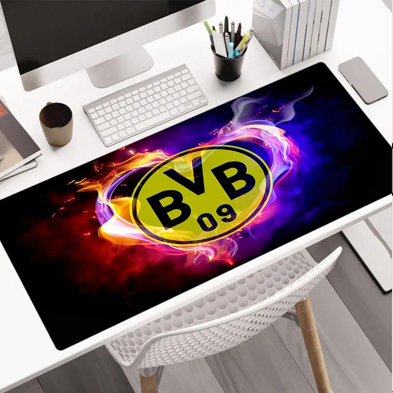 Bvb 09 Fußballverein Mauspads Mauspads, Gaming-Mauspad, Tastaturmatte, Schreibtischdekoration für Computer-Notebook, Fan-Geschenk, Geburtstagsgeschenk 30cmx80cm(11.8x31.5inch)