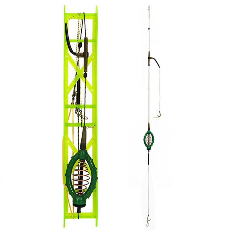 Angelköderkäfig 30 g-60 g Langleinen-Frühlingsköder-Feeder-Angelzubehör 60g grün