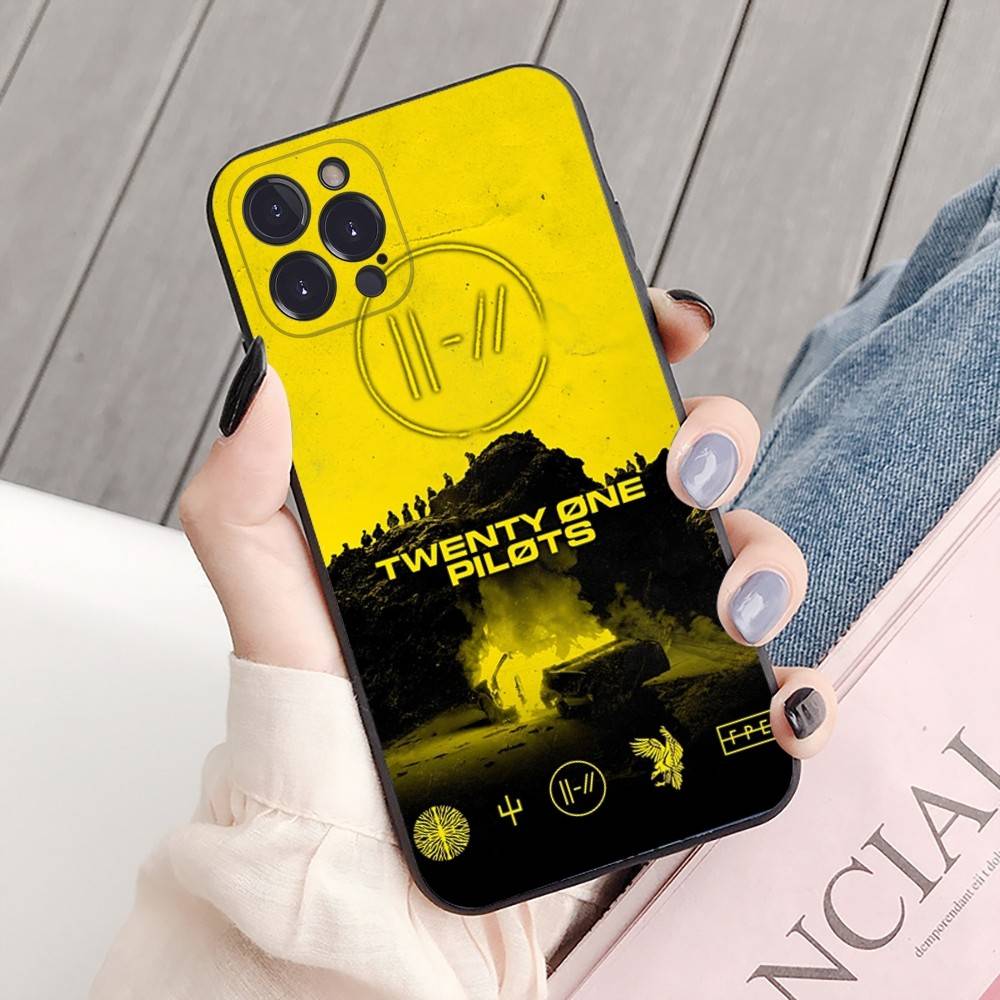 T-Twenty One Pilots Band Handyhülle Für IPhone 16 15 8 7 6 6S Plus X SE XR XS 14 11 12 13 Mini Pro Max Handyhülle iPhone 11