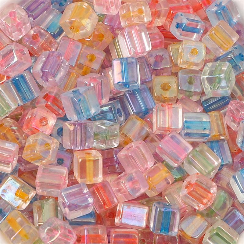 Glasperlen Samen Spacer Perlen Kristall Tschechische Perlen Fantasy Core Candy Perlen für DIY Kleidung Nähen Dekor