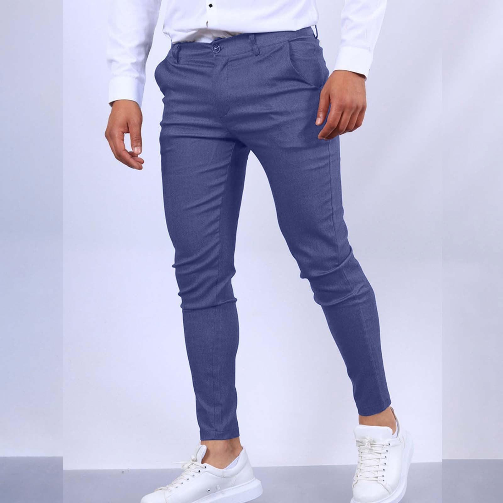 Herren Cargo Hose Hose Lässig Jogger Anzughoser Mit Hose Slim Hose L