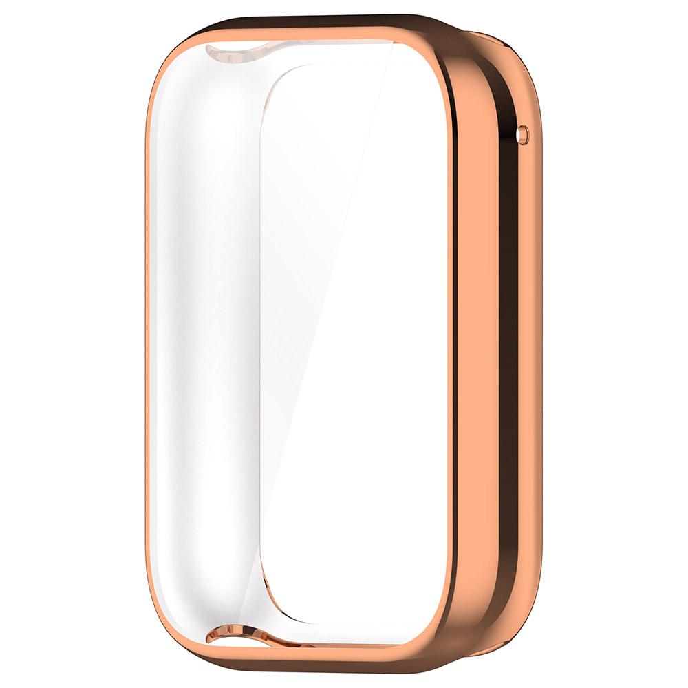 Galvanisierte TPU-Schutzhülle für Xiaomi Mi Band 9 Pro/Mi Band 8 Pro, Vollbild-Schutzhülle, Stoßstange Xiaomi Mi Band 8 Pro rose gold